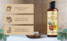Handcraft Blends Jojoba Oil bottle with label
