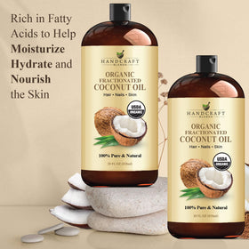 Handcraft Blends Organic Fractionated Coconut Oil with essential oils