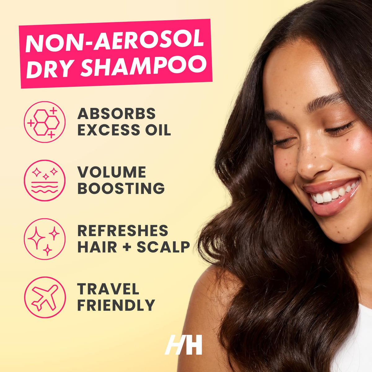 Handmade Heroes Dry Shampoo and Brush Kit lifestyle scene