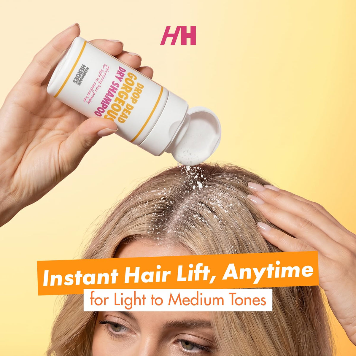 Handmade Heroes Dry Shampoo Powder packaging details