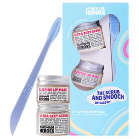 Handmade Heroes Lip Scrub and Mask Set packaging front view