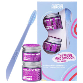 Handmade Heroes Natural Lip Scrub Set with Bakuchiol front view