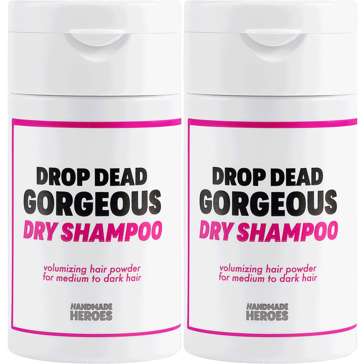 Handmade Heroes Non Aerosol Dry Shampoo 2 pack front view