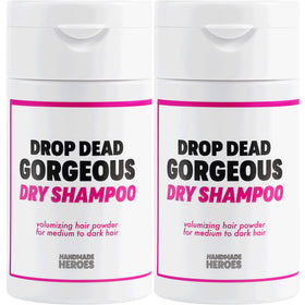 Handmade Heroes Non Aerosol Dry Shampoo 2 pack front view