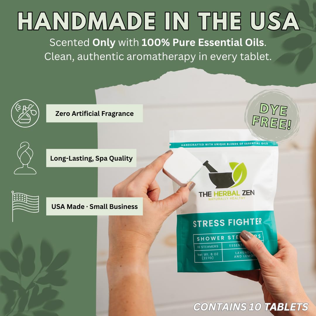Handmade quality of The Herbal Zen Shower Steamer