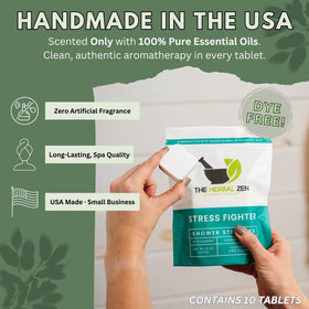 Handmade quality of The Herbal Zen Shower Steamer