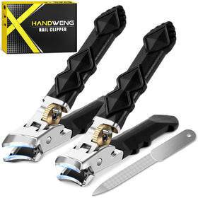 HANDWENG Toenail Clippers Set front view with three pieces