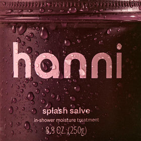HANNI Splash Salve packaging with product details
