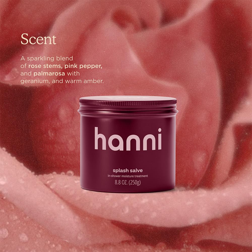 HANNI Splash Salve packaging with product details on the side