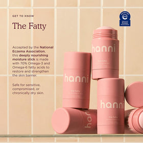 HANNI The Fatty Moisture Stick application on skin