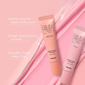 Hanskin Blemish Cover Rosy Concealer texture close-up