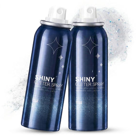 HANYWIL Body Glitter Spray front view with holographic shimmer