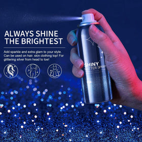 HANYWIL Body Glitter Spray in a festival setting with vibrant colours