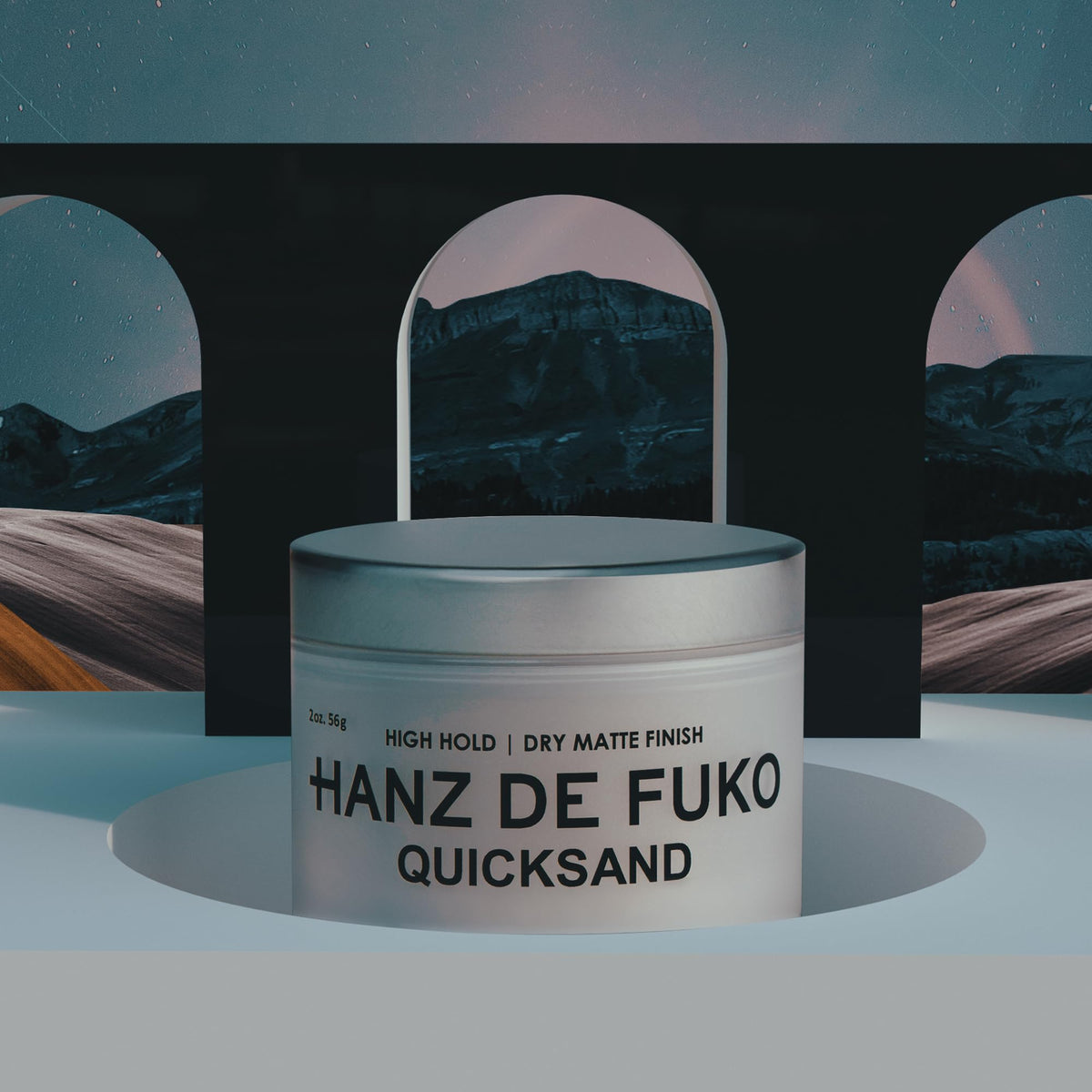 Hanz de Fuko Quicksand jar with beach setting