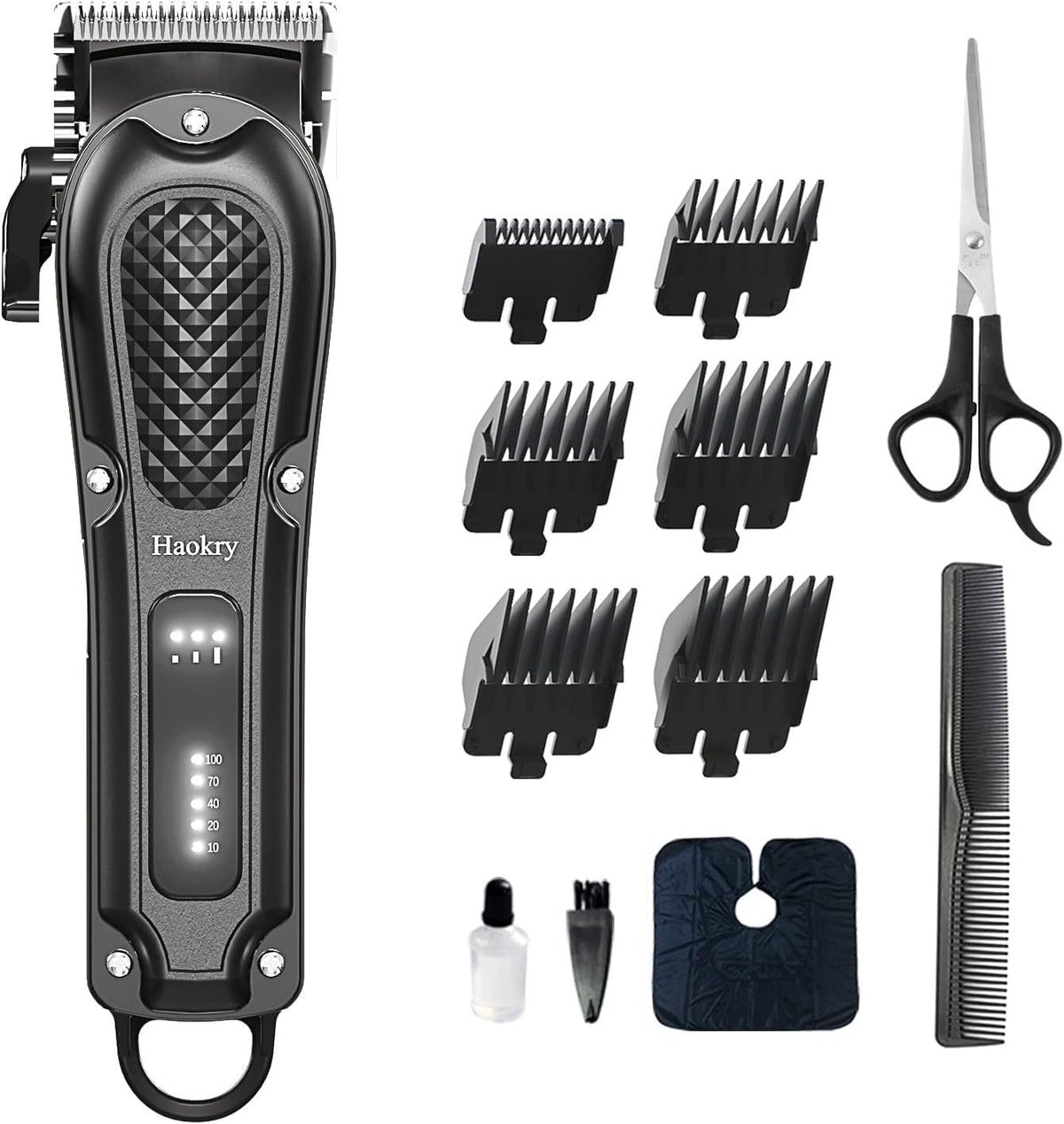 Haokry Hair Clippers cordless and corded model front view