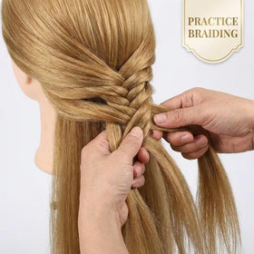 HAPOWELL mannequin head for hair styling practice