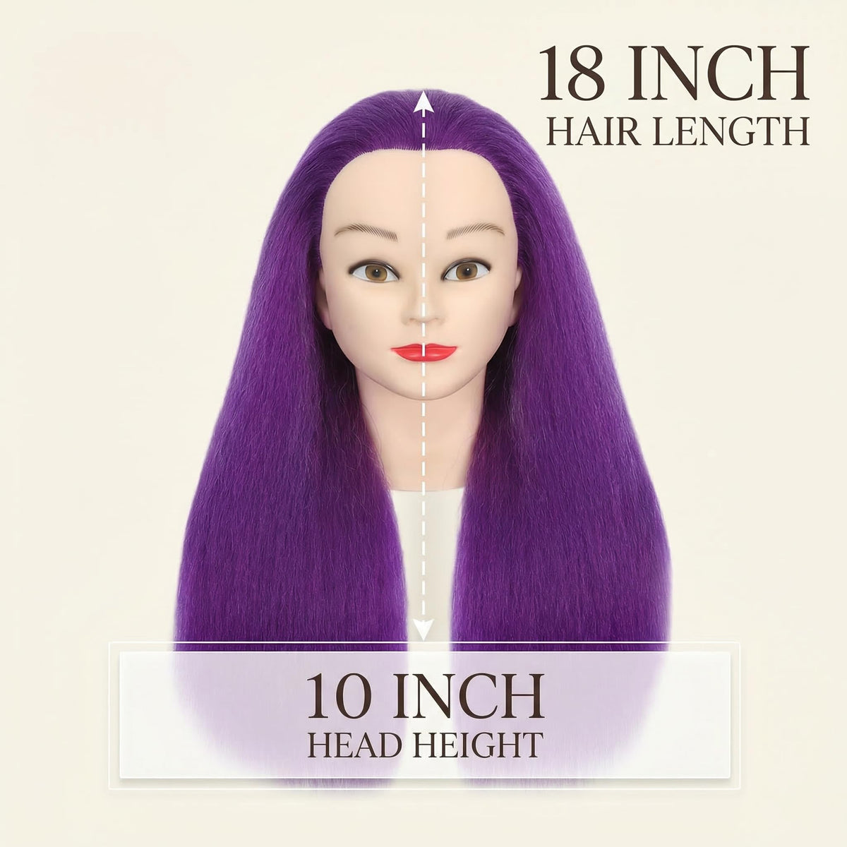 HAPOWELL mannequin head packaging details