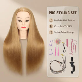 HAPOWELL mannequin head side view showing hair length