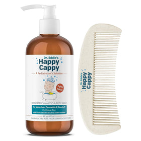 Happy Cappy Cradle Cap Shampoo and Body Wash 8 fl oz front view