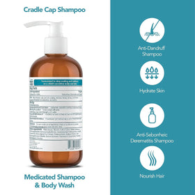 Happy Cappy shampoo bottle with comb included