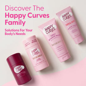 HAPPY CURVES deodorant in lifestyle setting