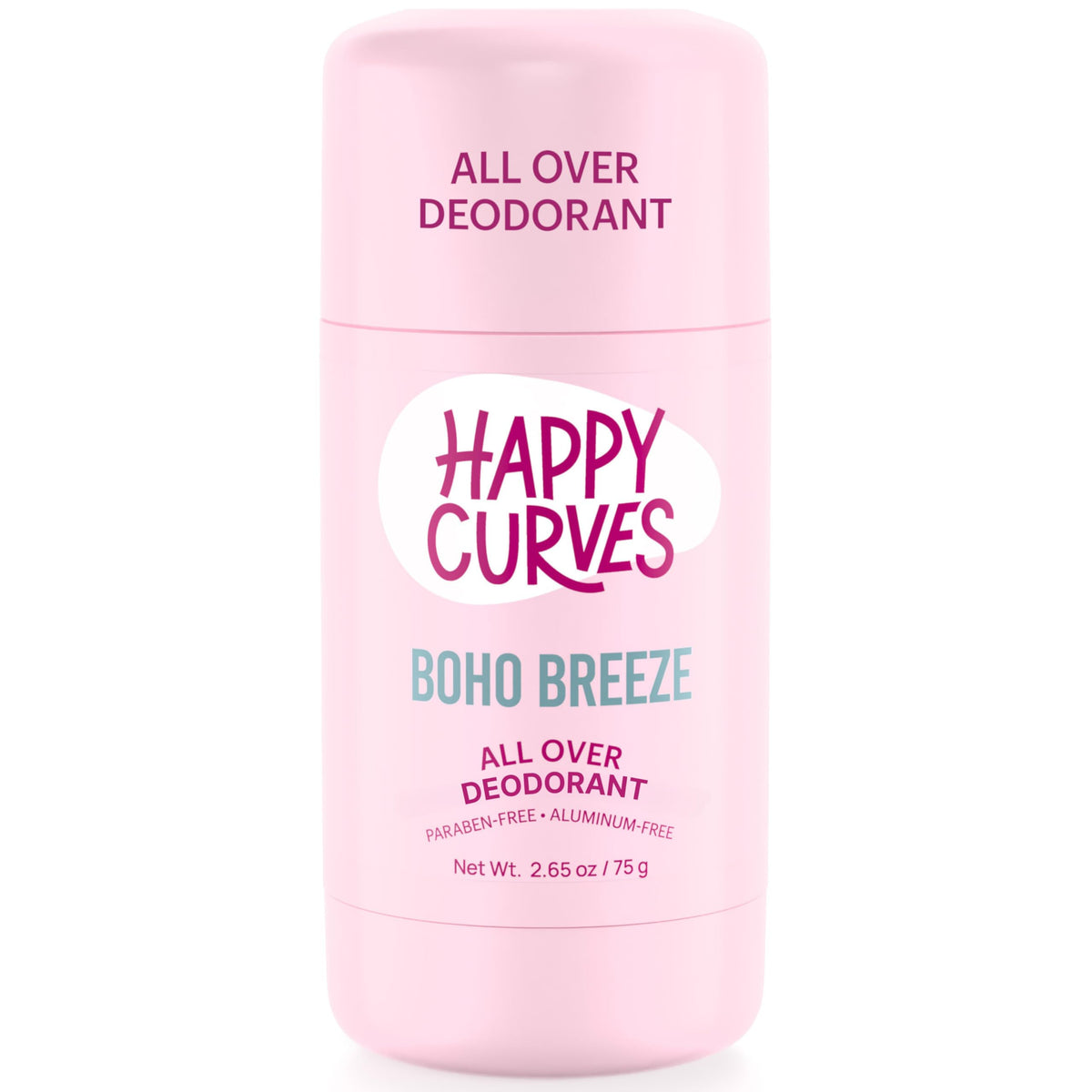 HAPPY CURVES Whole Body Deodorant front view 2.65oz