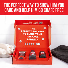 HAPPY NUTS Anti Chafing Comfort Stick application demonstration