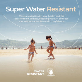 Happy Ocean Kids Reef Safe Mineral Sunscreen SPF 45 beside beach toys