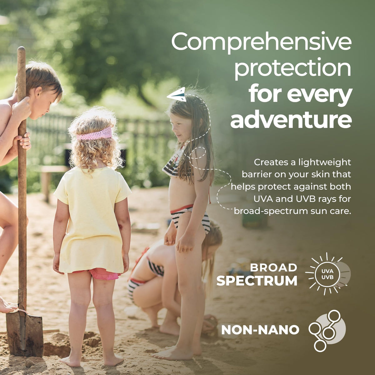 Happy Ocean Kids Reef Safe Mineral Sunscreen SPF 45 with natural ingredients
