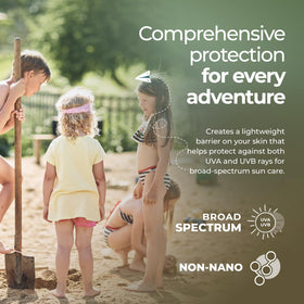 Happy Ocean Kids Reef Safe Mineral Sunscreen SPF 45 with natural ingredients