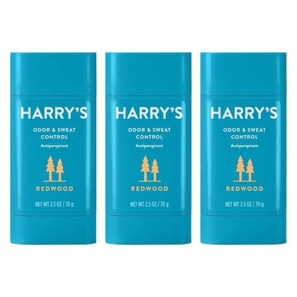 Harry's Antiperspirant Deodorant for Men - Redwood 3-pack front view