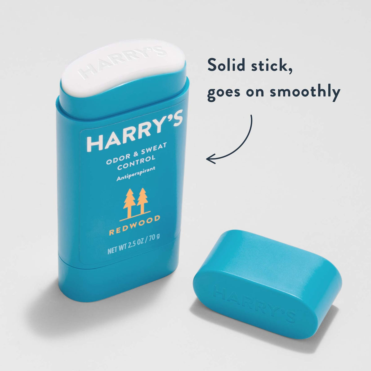 Harry's Antiperspirant for Men on a bathroom shelf