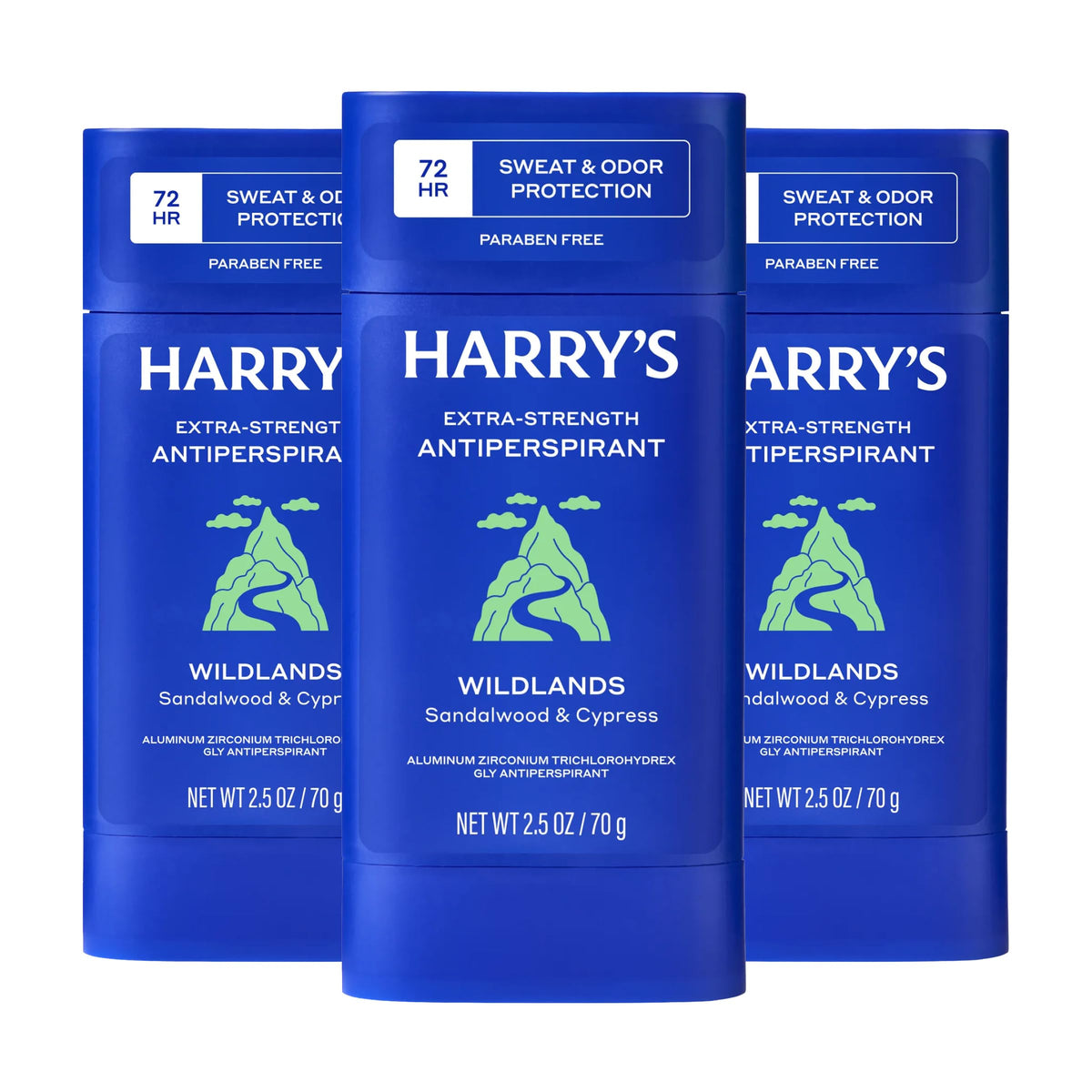 Harry's Extra-Strength Antiperspirant Deodorant 3 Pack front view