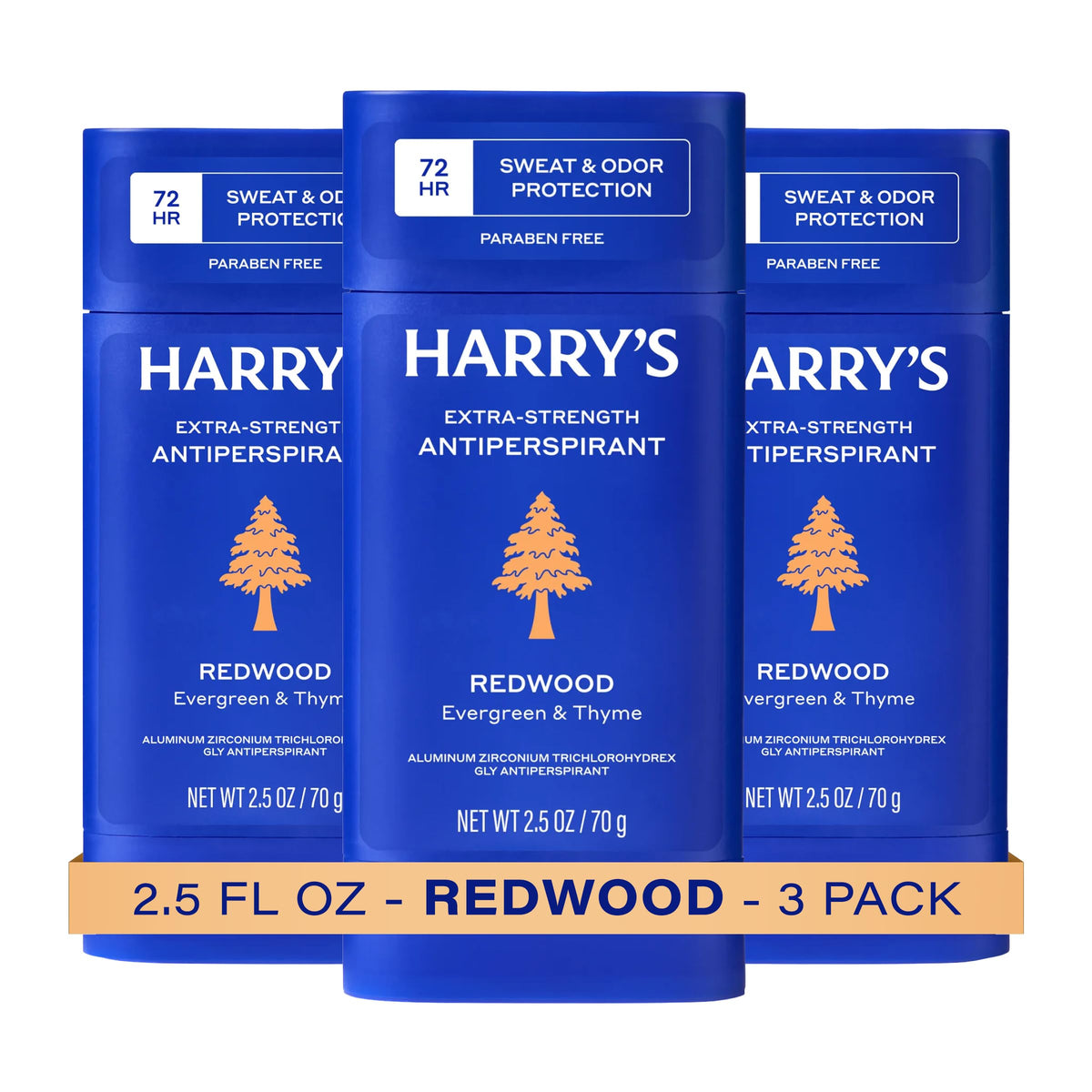 Harry's Extra-Strength Antiperspirant Deodorant Redwood 2.5 oz front view