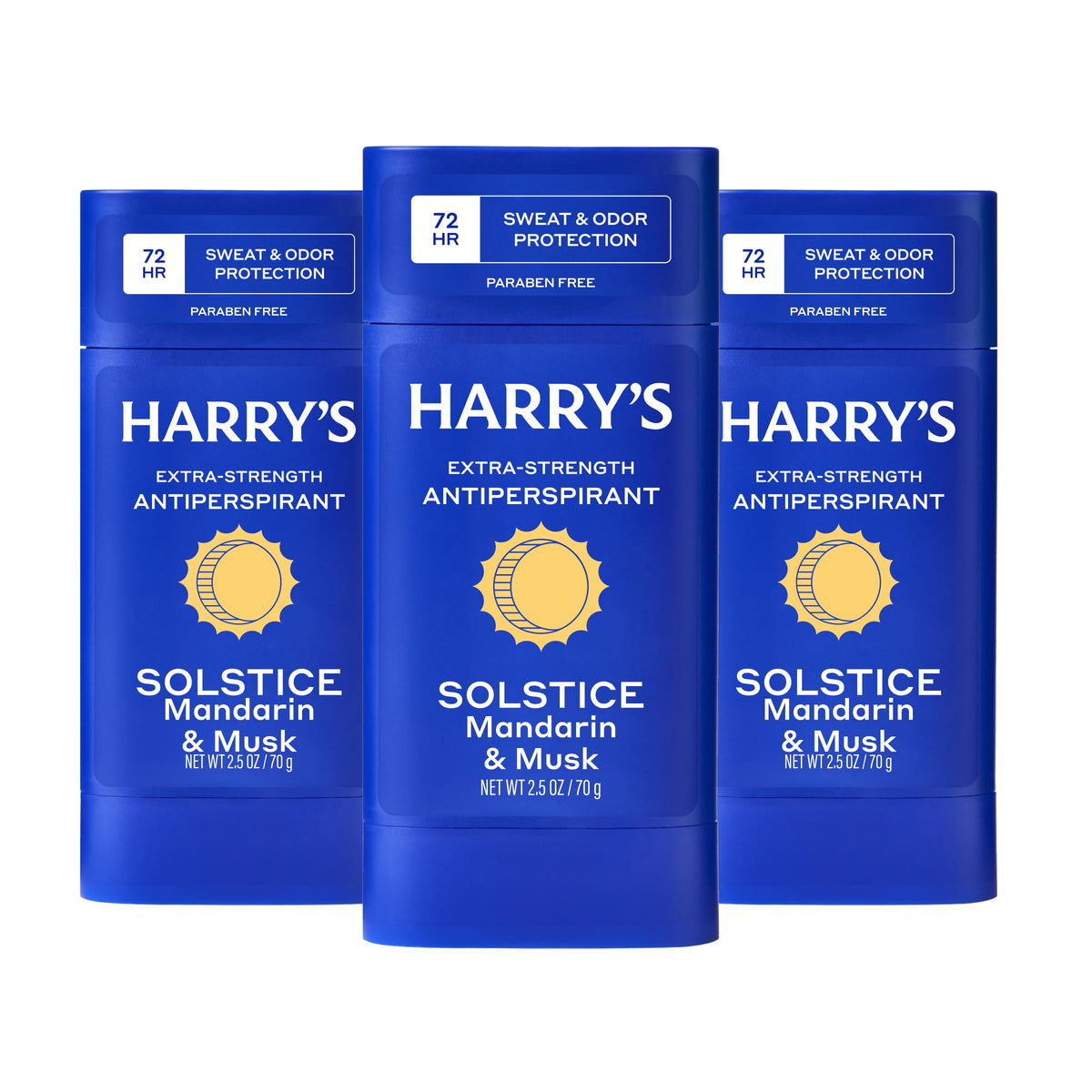 Harry's Extra-Strength Antiperspirant Deodorant Solstice 3 Pack front view