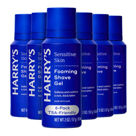 Harry's Foaming Shave Gel 2 oz front view with packaging