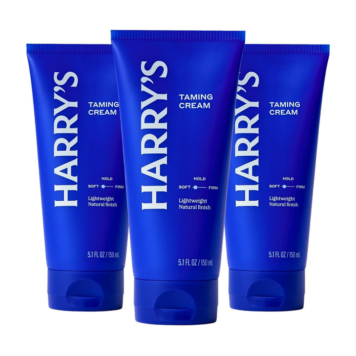 Harry's Hair Taming Cream 3 Pack front view