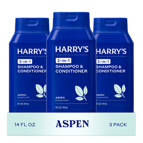 Harry's Men's 2 in 1 Shampoo and Conditioner 14 fl oz front view
