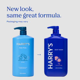 Harry's Men's Body Wash Fig 30 fl oz back view