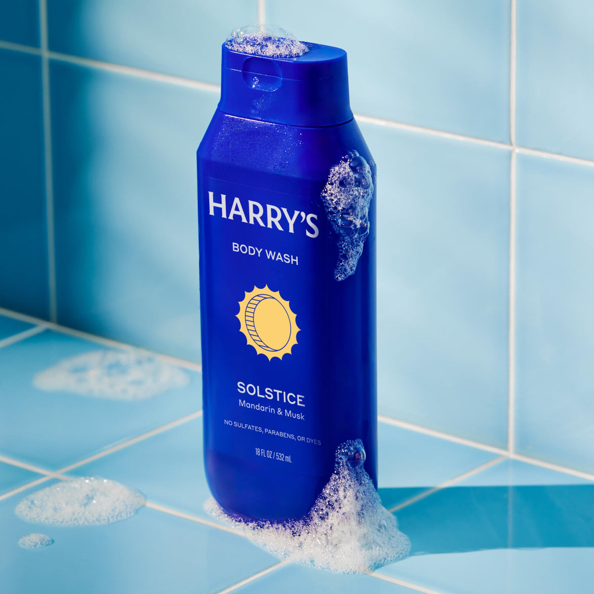 Harry's Men's Body Wash Solstice 3 pack packaging
