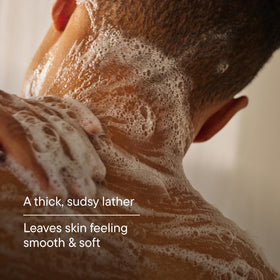 Harry's Men's Body Wash Spring lather on skin