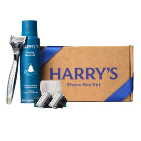 Harry's Original Shaving Kit including razor handle and shave gel