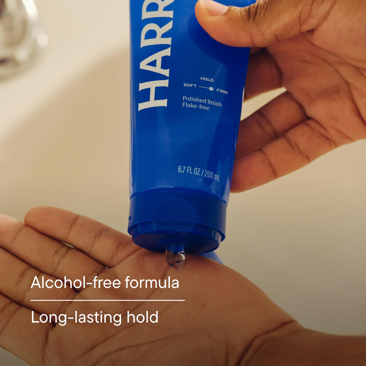 Harry's Sculpting Hair Gel packaging side view