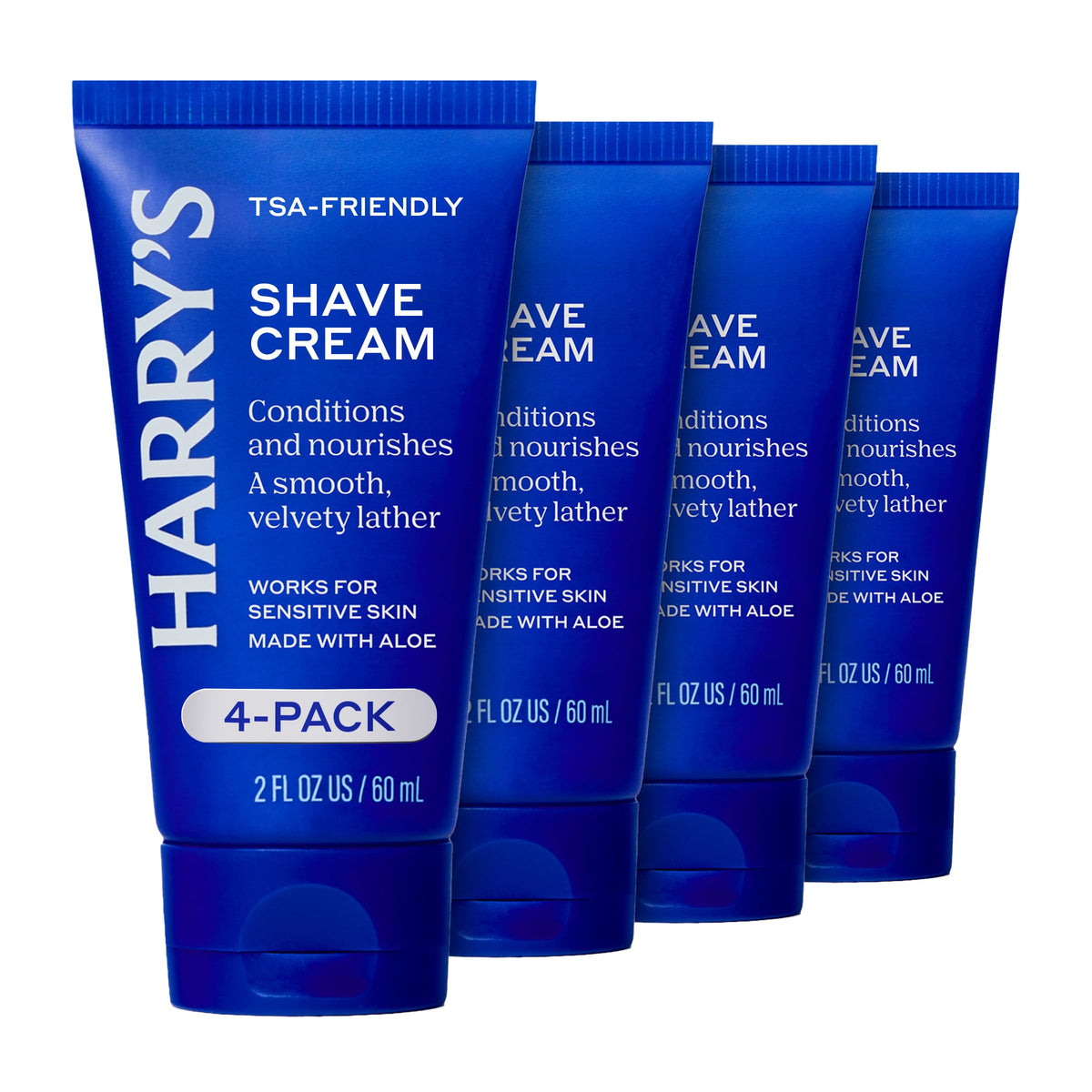 Harry's Shaving Cream for Men 4 Pack front view