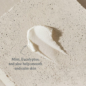 Harry's Shaving Cream for Men on a bathroom shelf