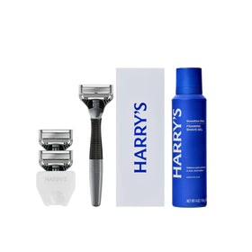 Harry's Shaving Kit for Men with razor handle and shave gel