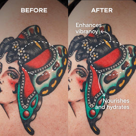 Harry's Tattoo Frost Aftercare Gel close-up of the gel texture
