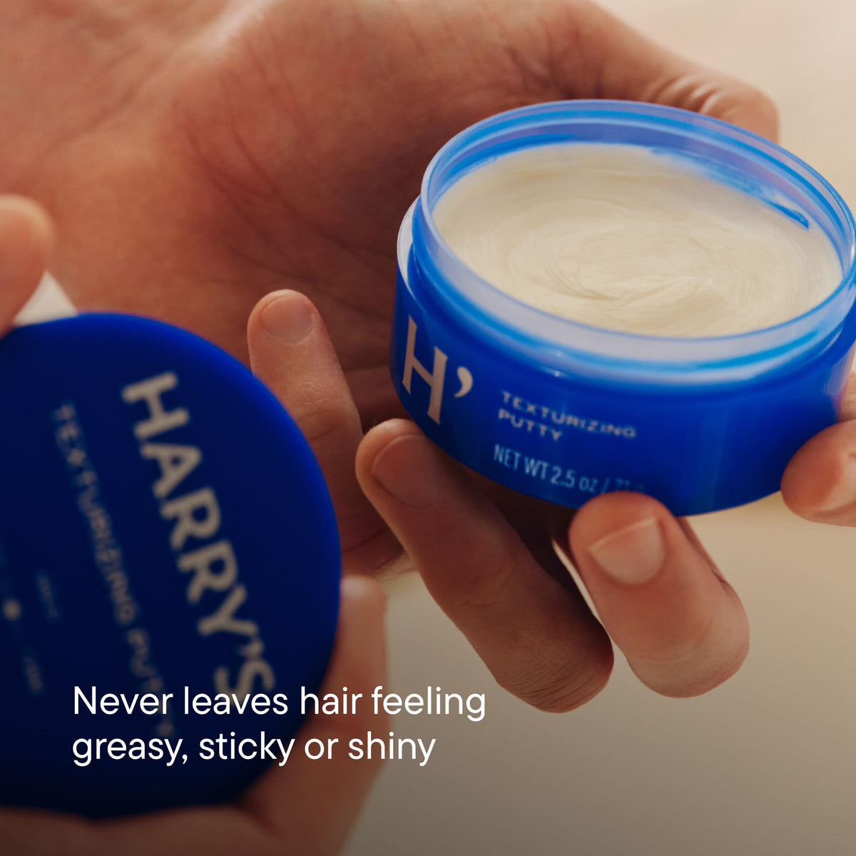 Harry's Texturizing Hair Putty 2.5 fl oz side view