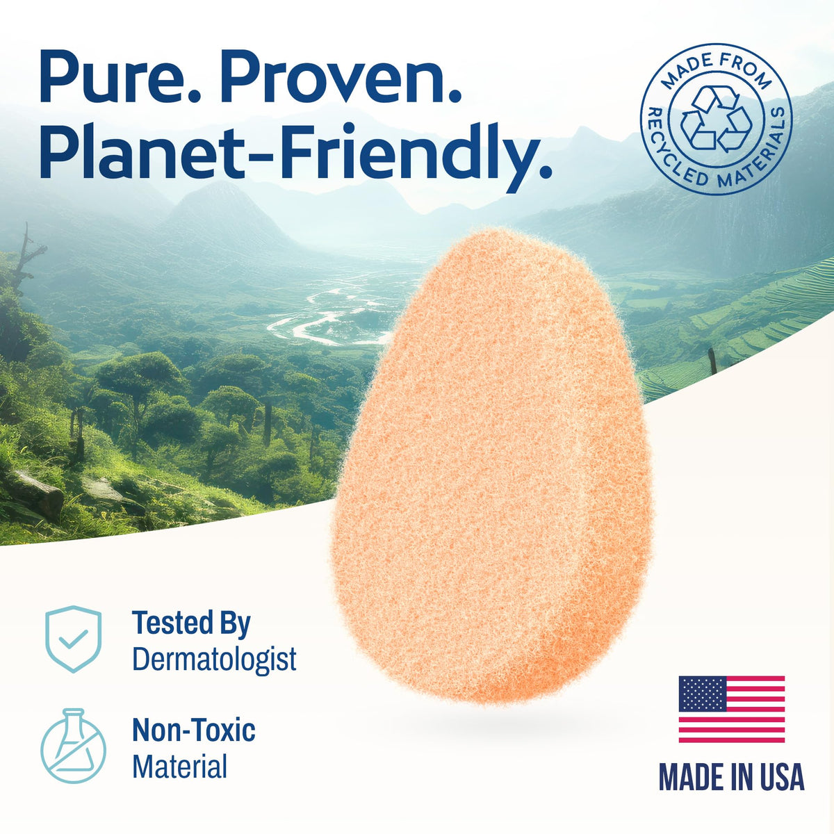 HartFelt Gentle Exfoliating Facial Sponge in a skincare routine