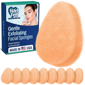 HartFelt Gentle Exfoliating Facial Sponge pack front view